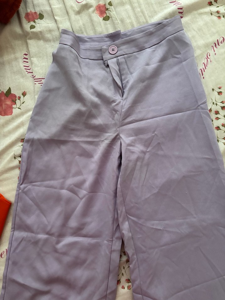 Mor uzun pantolon - Görsel 2