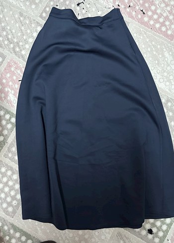 Kadın Lacivert Uzun Salaş Etek - Görsel 2