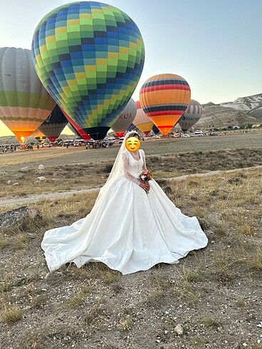 Prenses model gelinlik