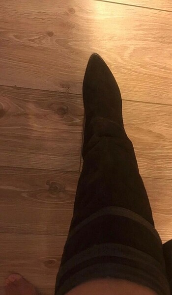 37 Beden kahverengi Renk Nine west süet çizme