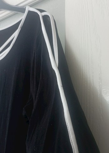 l Beden Siyah Midi Boy Minimalist Kadın Elbise