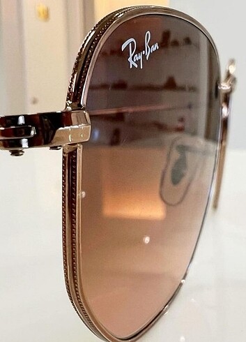 ray ban hexagonal rose Gold (ORJİNAL )