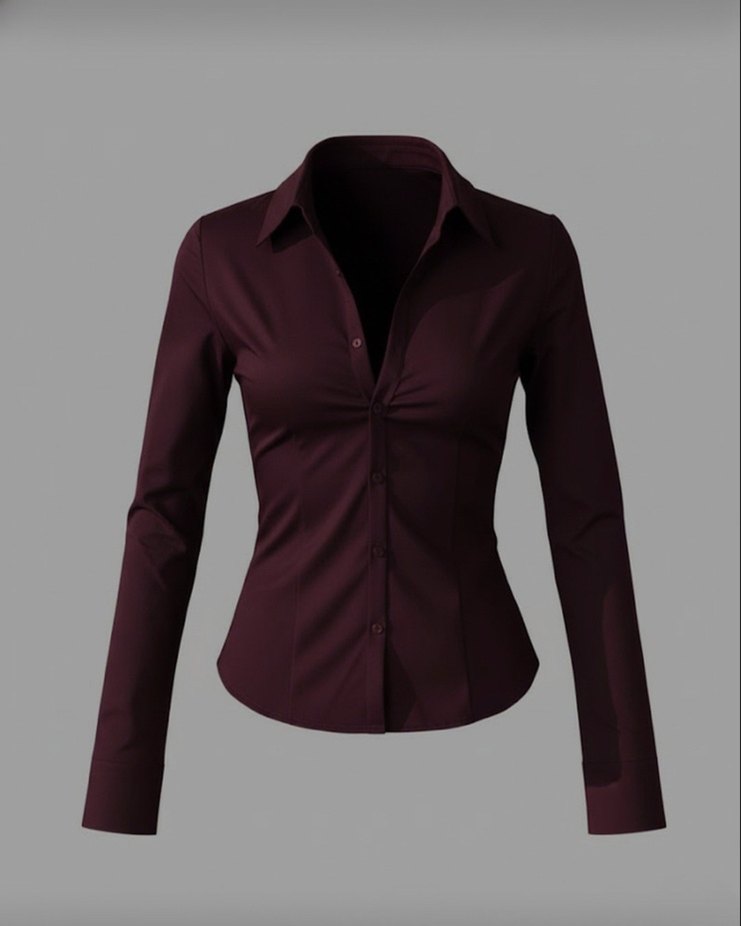 dar kesim gömlek - Görsel 2