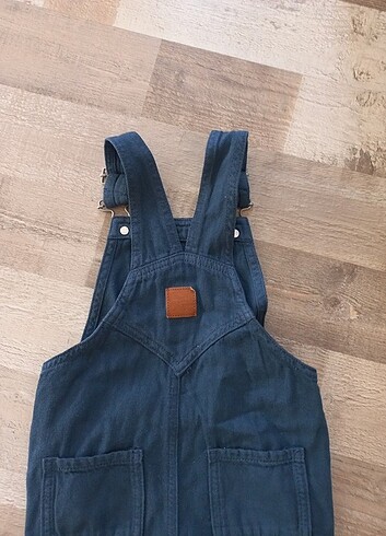 Mango kids salopet jean tulum - Görsel 6