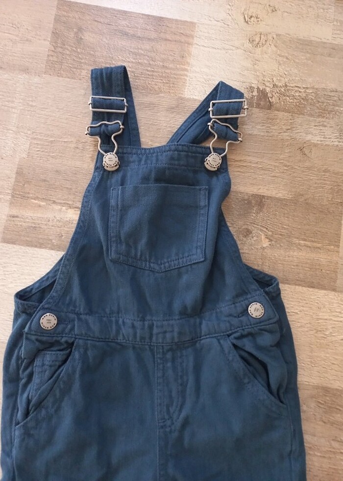 Mango kids salopet jean tulum - Görsel 4