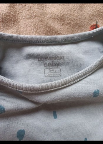 Mavi Pamuklu pijama takım - Görsel 5