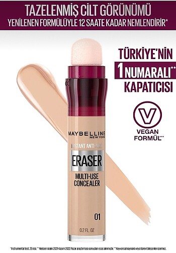 MAYBELLİNE ERASER KAPATICI 01