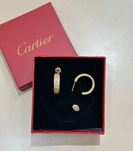 Cartier Cartier Gold İthal Küpe