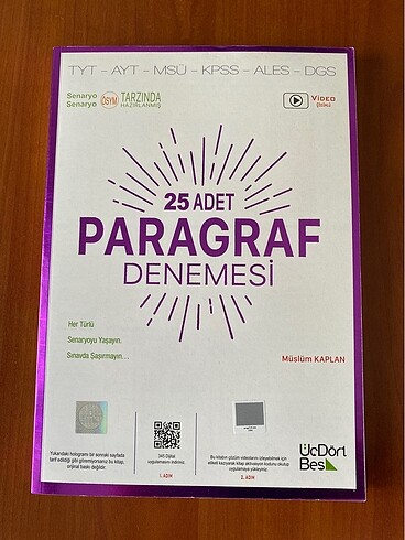 Türkçe paragraf denemeleri