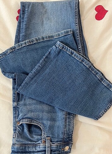 l Beden mavi Renk Bershka ispanyol jean