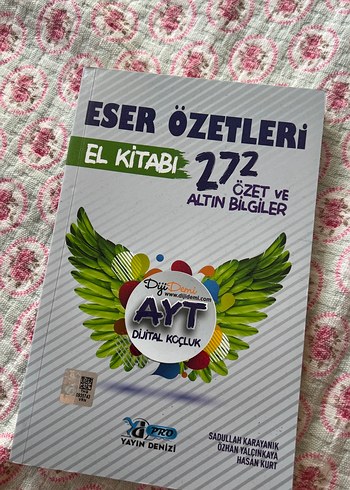 AYT Eser Özetleri El Kitabı 272 Özet ve Altın Bilgiler