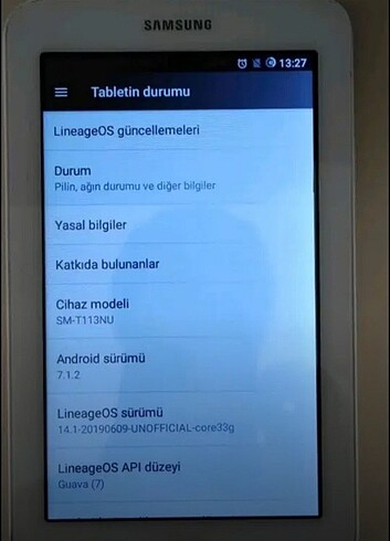 Samsung tablet