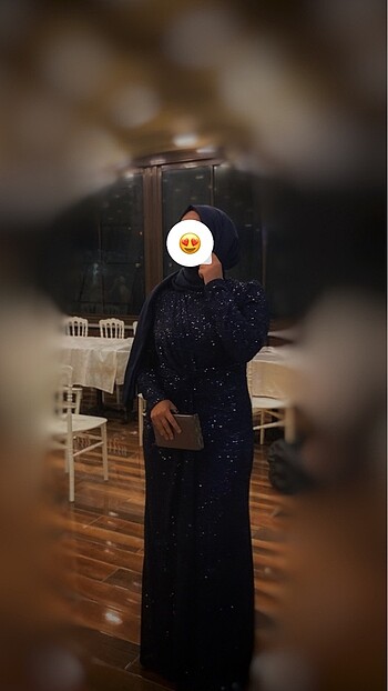 46 Beden lacivert Renk TESETTÜR ABİYE
