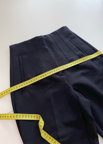 Zara siyah kumaş pantolon cigarette - Görsel 4
