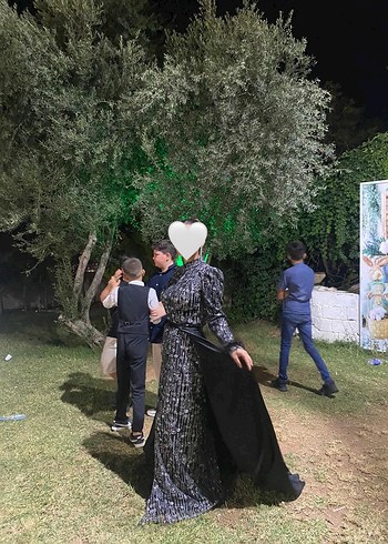 Siyah Gotik Uzun Abiye Elbise - Görsel 2