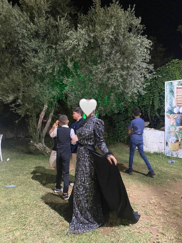 Siyah Gotik Uzun Abiye Elbise - Görsel 2