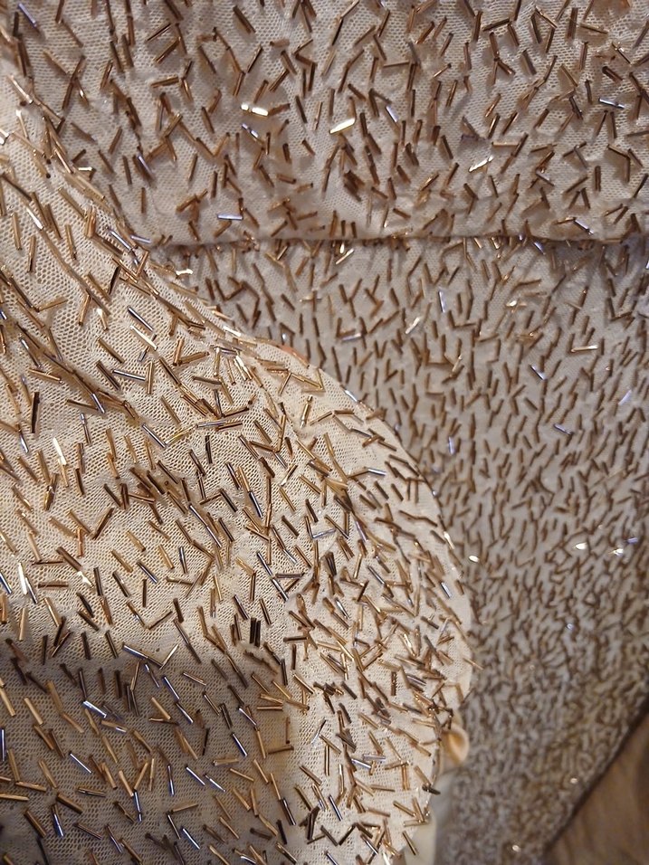 Kürklü Bej Kadın Fular - Görsel 4