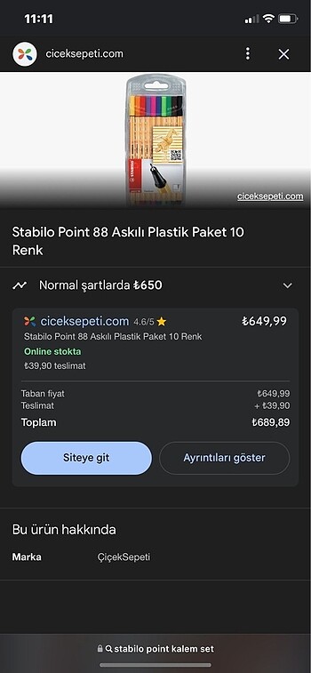 Stabilo point 88
