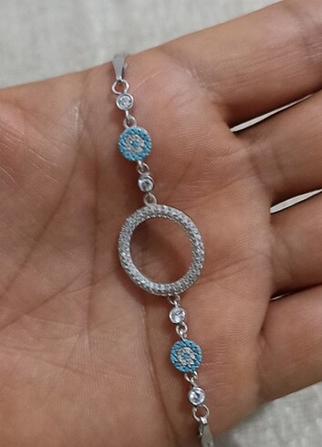 Beden gri Renk Bambini Saat Modeli 925 Ayar Gümüş Bileklik