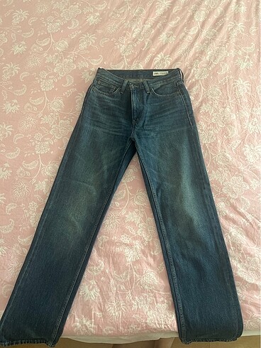 36 Beden lacivert Renk Zara straight jean