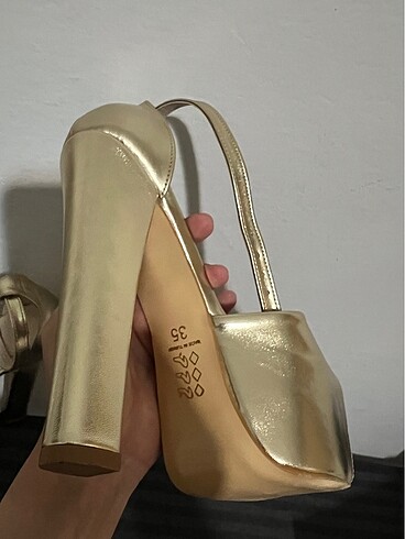 35 Beden GOLD DOLGU TOPUK AYAKKABI