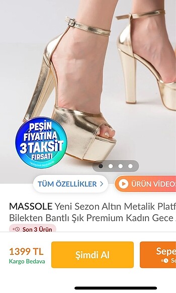 35 Beden altın Renk GOLD DOLGU TOPUK AYAKKABI