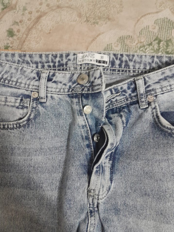 erkek Mavi Denim Regular Fit Jean - Görsel 3