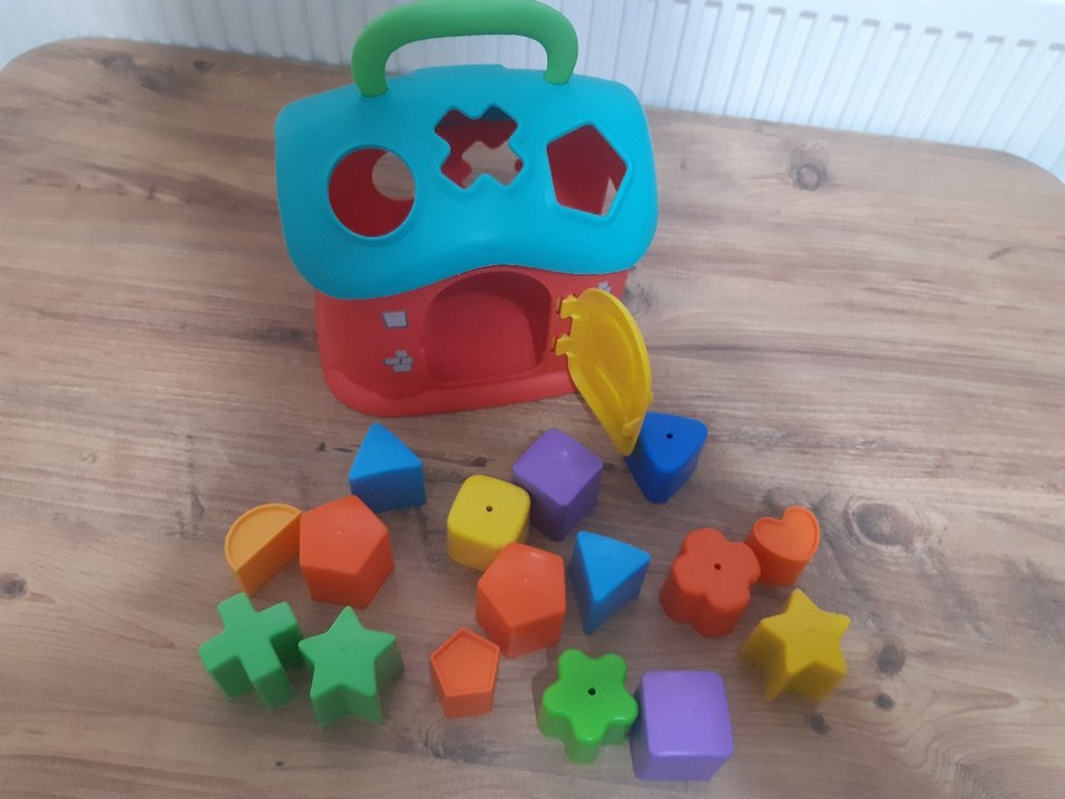 Renkli Eğitici Bebek Oyuncağı Ev - Görsel 2