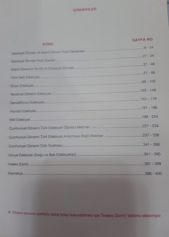 Türk ve Dünya Edebiyatında Eser Özetleri El Kitabı - Görsel 3