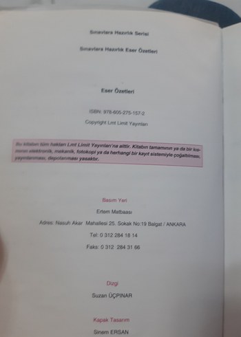Türk ve Dünya Edebiyatında Eser Özetleri El Kitabı - Görsel 2
