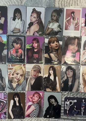 Lisa Jennie blackpink pc satış photocard
