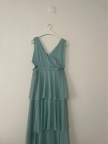 Mint yeşili elbise