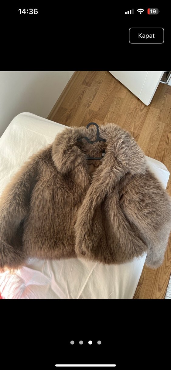Vizon Suni Kürk Ceket - Görsel 3
