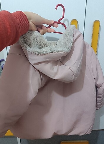 4 Yaş Beden pembe Renk Mont