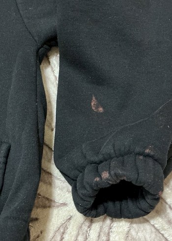 Gri Yarım Fermuarlı Yüksek Yaka Sweatshirt - Görsel 2