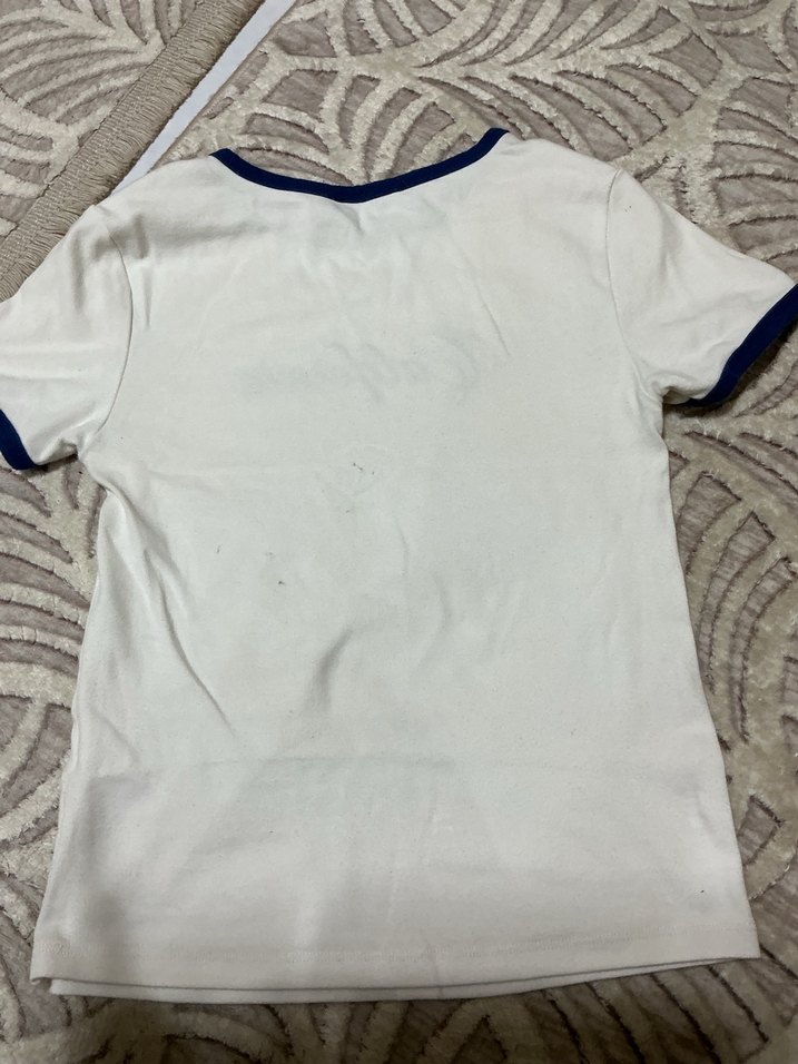 Beyaz Kadın Tişört - Görsel 5