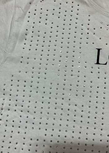 Beyaz Dantel Detaylı Kadın Tişört - Görsel 3