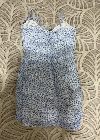 Çiçekli mini elbise - Görsel 2