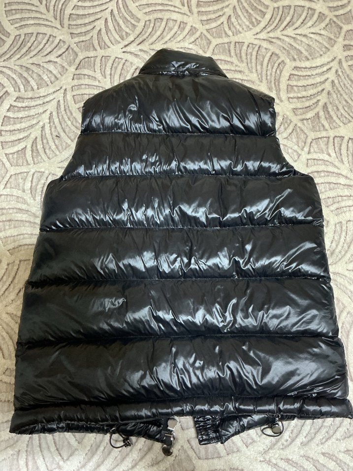 Moncler Siyah Fermuarlı Erkek Şişme Yelek - Görsel 2