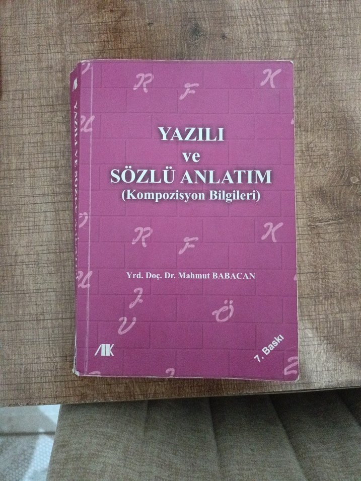 yazılı ve sözlü anlatım kitabı - Görsel 2