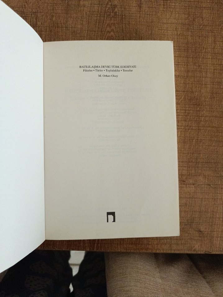 Batılılaşma Devri Türk Edebiyatı - M. Orhan Okay - Görsel 3