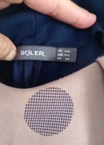 ikiler marka Puantiye Desenli Midi Elbise - Görsel 5