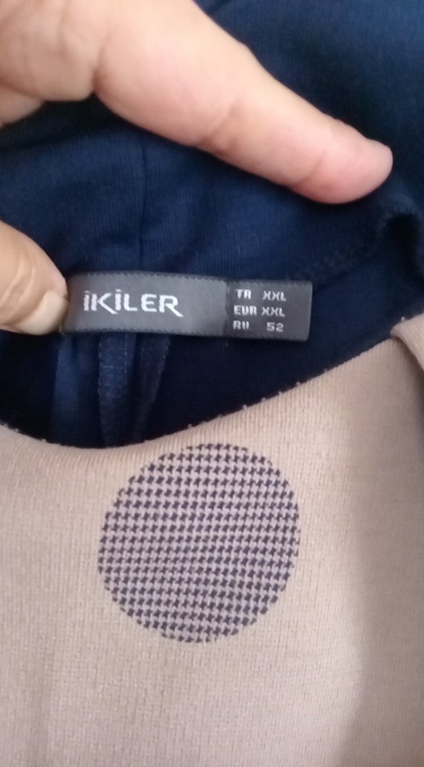 ikiler marka Puantiye Desenli Midi Elbise - Görsel 5