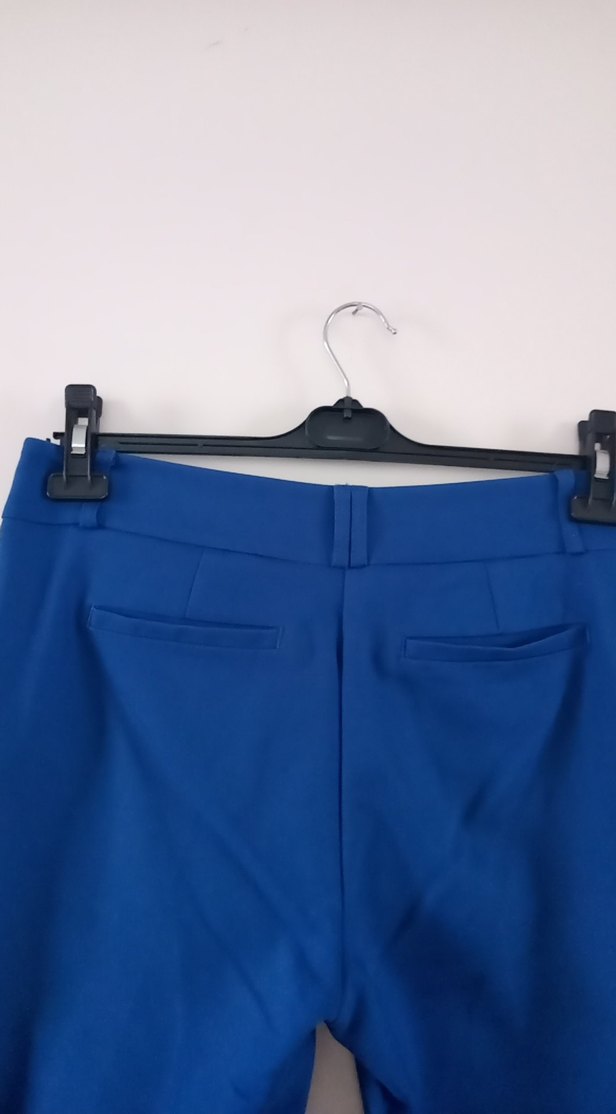 Koton Kadın Mavi kumaş Pantolon - Görsel 4