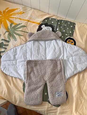 0-3 Ay Beden ten rengi Renk SatıldıBebek Kundak, Peluş, Tulum, Uyku Tulumu