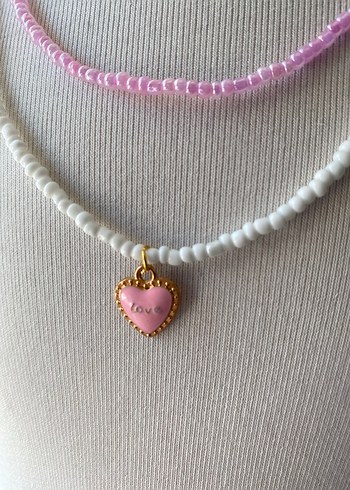 Accessorize Pembe Boncuklu Kadın Kolye
