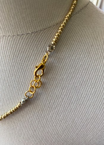 Accessorize Boncuklu Altın Renk Kolye