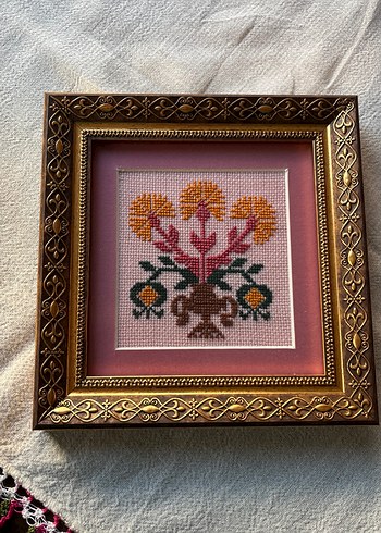 Kanaviçe işli pano - Görsel 2