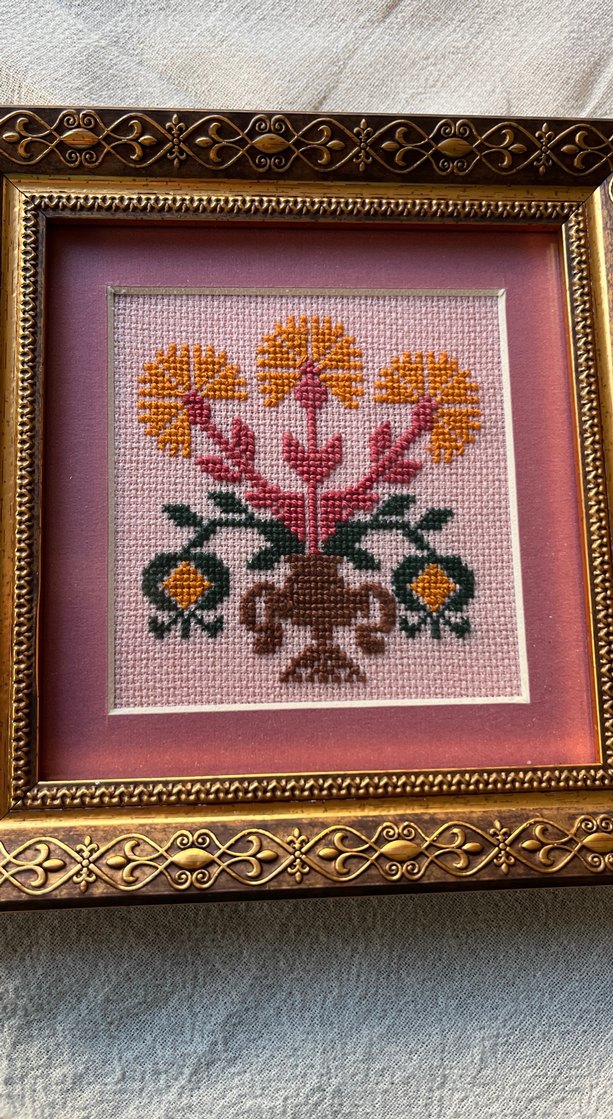 Kanaviçe işli pano - Görsel 4