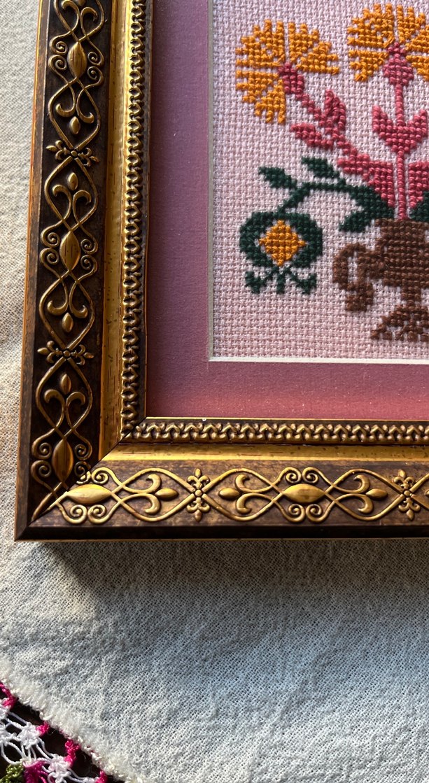 Kanaviçe işli pano - Görsel 3